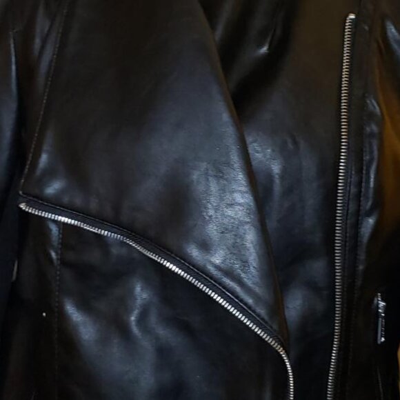 BCBG Faux Leather Jacket - Picture 4 of 6
